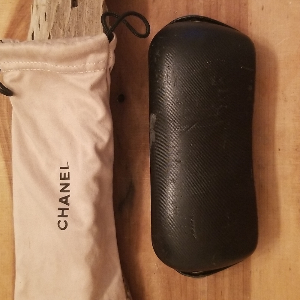 Authentic CHANEL Eyeglass Case, Drawstring Eyeglass Dust Bag and Original Box - Picture 4 of 16